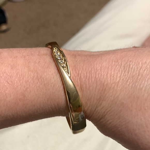 Gold cz bracelet - Picture 5 of 7